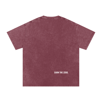 'Earn the Zero' Oversized Cotton Tee